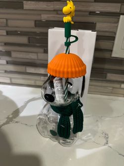 Starbucks Snoopy Glass Cold Cup - 2 available