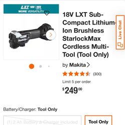 Makita 18v Multi Tool 