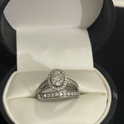 Engagement Ring and wedding band