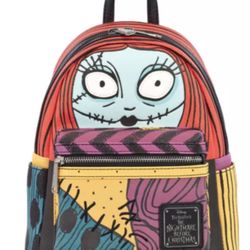 Loungefly The Nightmare Before Christmas Sally Cosplay Mini Backpack and Wallet