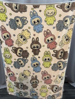 Labubu Throw Blanket 40x55 Inches NEW