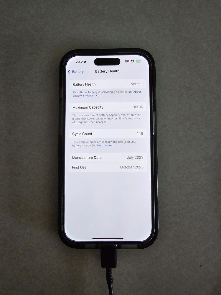 IPhone 15 Pro With Case And Screen Protector