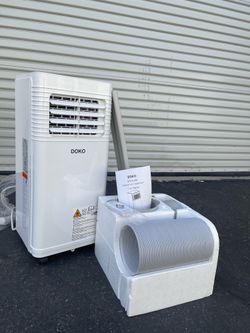 8,000 BTU Portable Air Conditioner with Remote Control, AC Unit, Dehumidifier, Fan, for Room up to 200 Sq.Ft