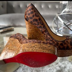 Christian Louboutin wedges 
