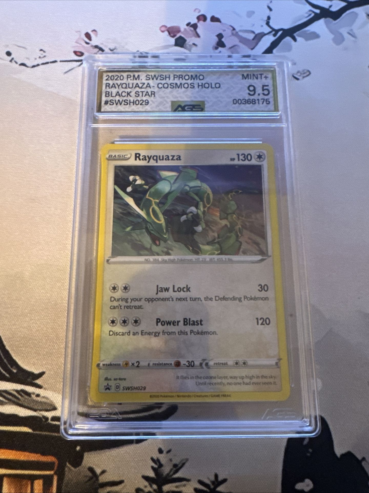 Rayquaza Promo Card AGS 9.5