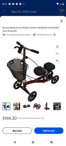 Knee scooter