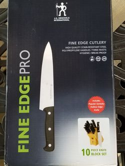 J.A. HENCKELS 10 PC NEW NIFE SET $90