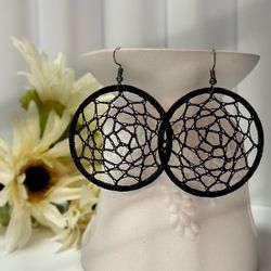 Knitted Handmade Earrings 