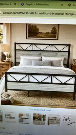 King Size Bed Frame - in box