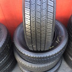 SET OF FOUR TIRES 245/70/17 MICHELIN GOOD USED 95%TREAD LIFE $250 PRICE INCLUDES PROFESSIONAL ISTALATION AND TAX