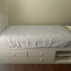 Twin Storage Bed & Mattress