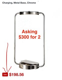 Modern table Lamps 2 - charges, plug in, tap on/off