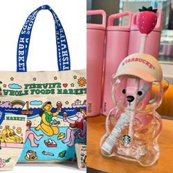 Starbucks Strawberry Bear Cup /  Fishwife x Whole Foods