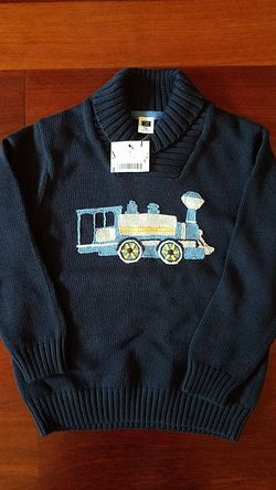 Jack and Janie boys train sweater.