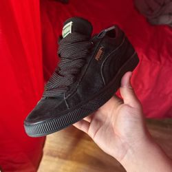 Black Puma Suede 