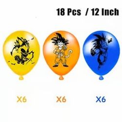 Dragonball Z birthday party decoration, balloons, cake topper, banner,i only ship  item
