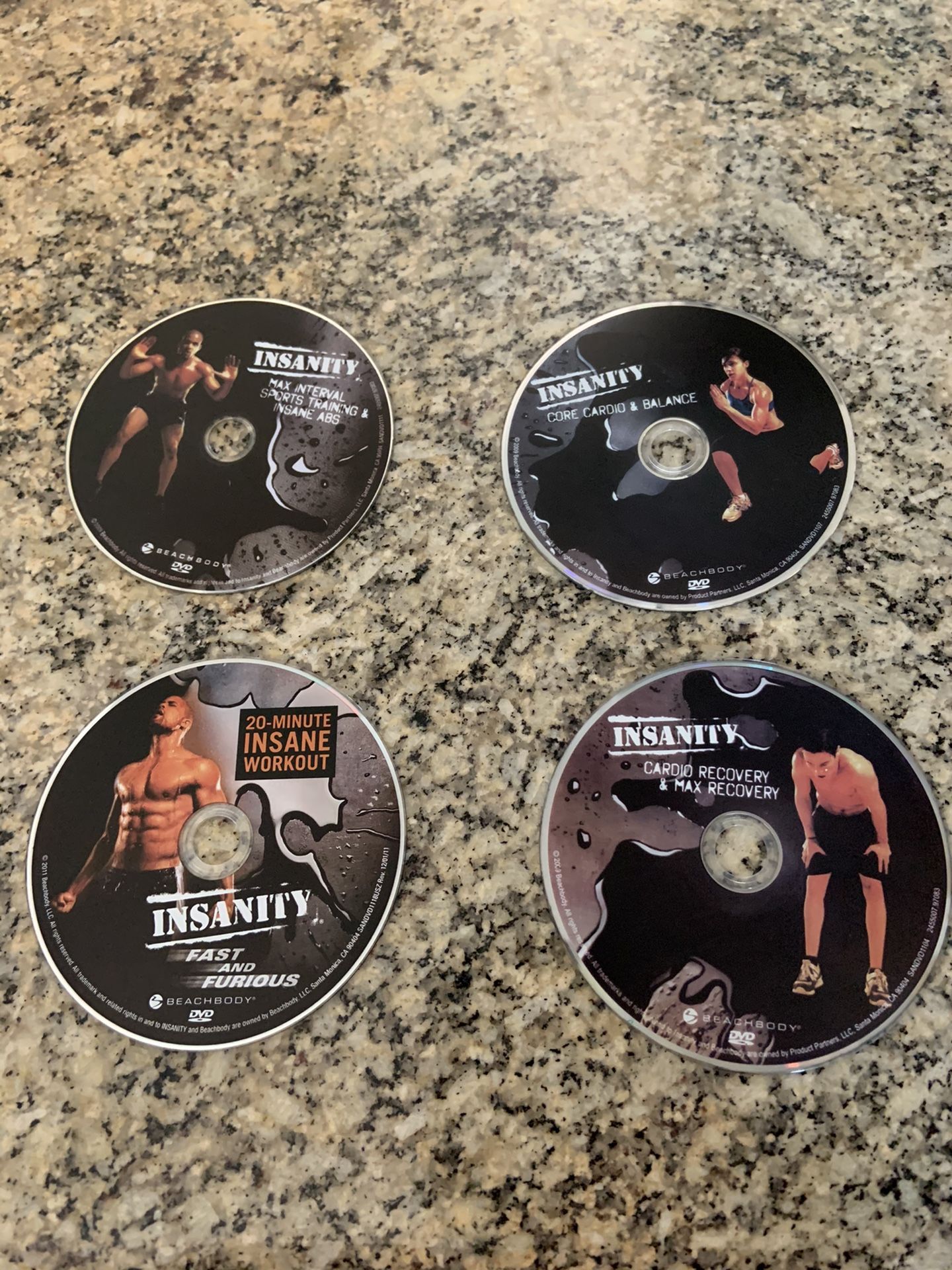 Insanity workout DVD’s