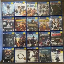 Ps4 Games $15 Each