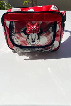 Disney Minnie Mouse Fanny pack Belted bag Red Black 33”