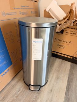 Bright room Stainless Steel Garbage Can