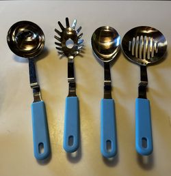 Unique Over The Pot Ladles & Pistachio Kitchen Aid Baking Spatula $30 Per Set