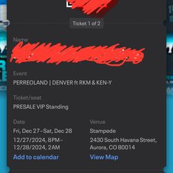 VIP Perreoland Tickets
