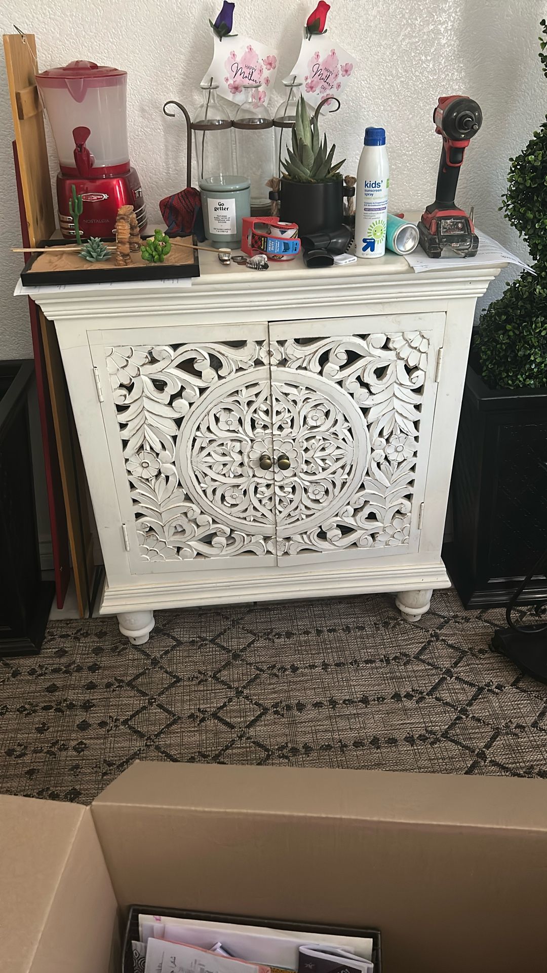 Boho Style Cabinet