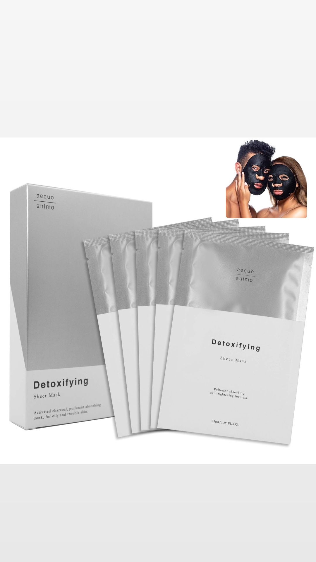 Aequo Animo Detoxifying Sheet Mask