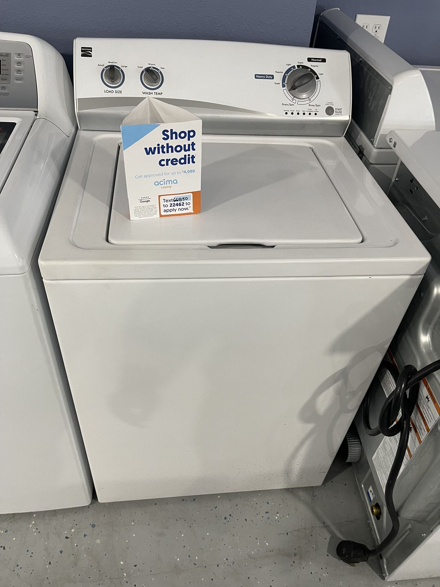 Kenmore Washer $200 / 60 Day Warranty