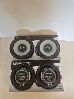 KENWOOD 2 PAIRS 6.5" 2 WAY 300 WATTS CAR SPEAKER
