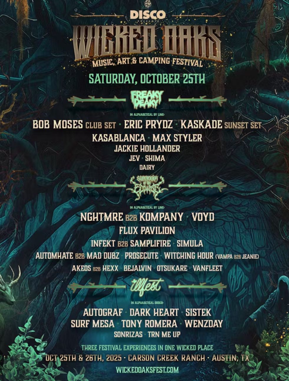 Wicked Oaks Saturday Ticket