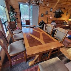 All Wood American Furniture Dinning Table!! 