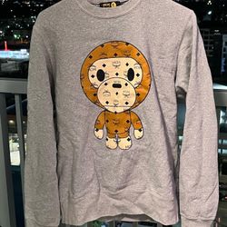 BAPE X MCM BABY MILO CREWNECK Size M mens 