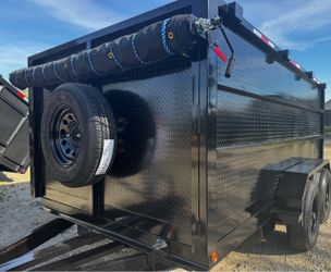 💠Brand New 12ft Long Hydraulic Dump Trailer with Accessories 👍🏻