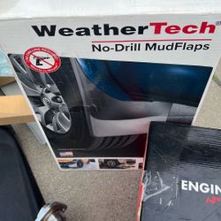 WeatherTech No-Drill Dually MudFlaps - 120081 - Black Mounts in Minutes!