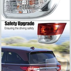 Rear Tail Light Assembly Fit for Honda Odyssey 2014 2015 2016 2017, Replace H02805104 33500TK8A11, Right Passenger Side Light Brake Lamps