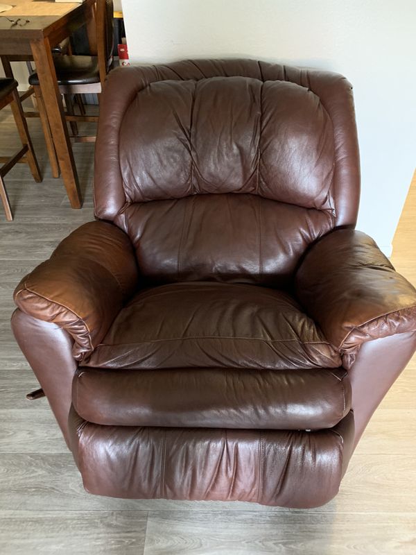 Brown Leather Lazy Boy Rocker Recliner for Sale in Henderson, NV OfferUp
