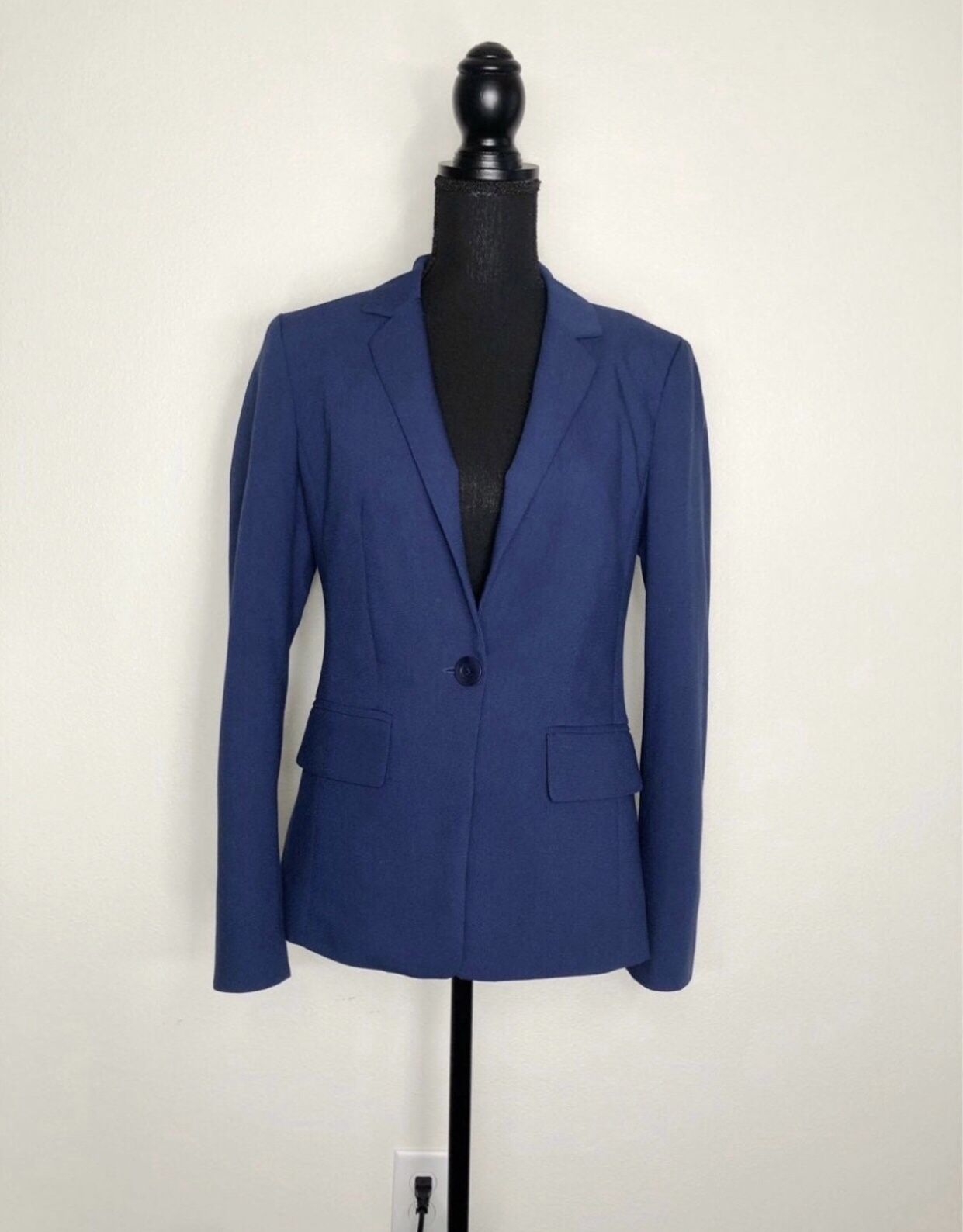 Bebe Navy Blue Lightweight Blazer