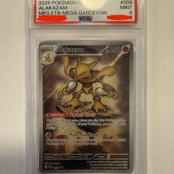 Alakazam Promo Mega Evolution PSA 9
