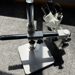 Amscope SW-3 Boom Microscope Trinocular Binocular 