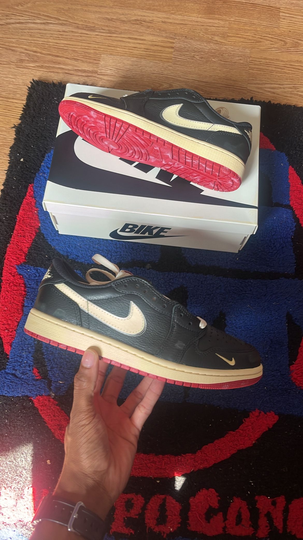 Jordan 1 Low “Nigel Sylvester” Size 7 Men