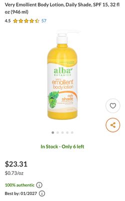 Alba Botanica Body Lotion