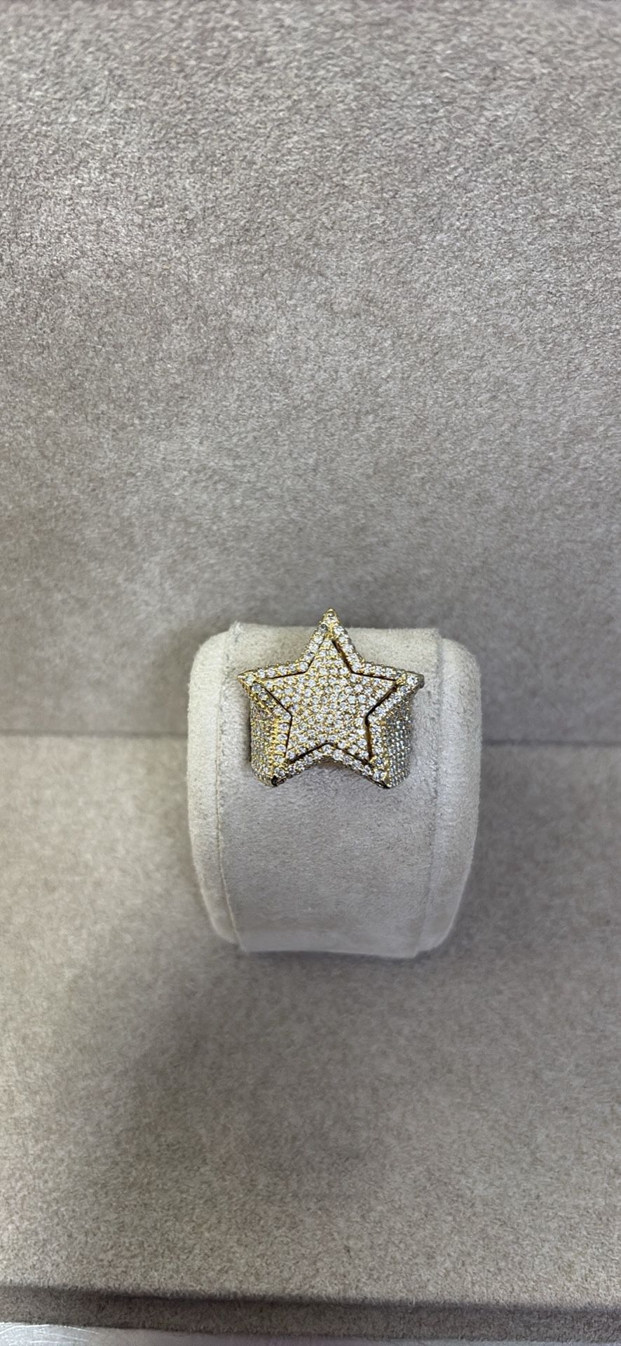 Gold Star Diamond Ring