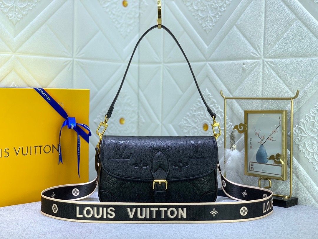 Genuine brand new luxury black messenger bag