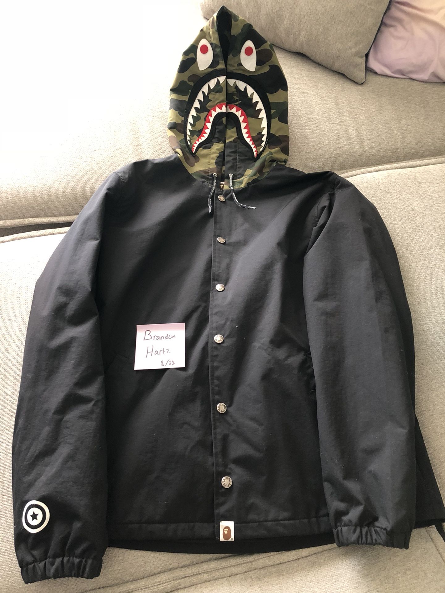 Bape Coach Shark Hood Jacket