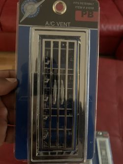Chrome A/C Vent Panels For 71-76 Chevy Caprice/Impala