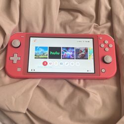 nintendo switch lite (coral)