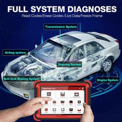 2023 THINKCAR Thinktool PROS Car Diagnostic Scanner Key Coding Bidirectional BT