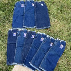 Vintage Women’s Girls Denim Jean Skirts Made In USA