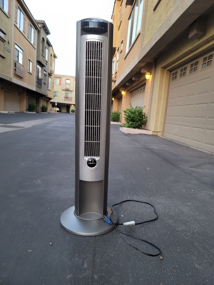 Lasko Portable Electric 42" Oscillating Tower Fan with Fresh Air Ionizer, Timer for Indoor